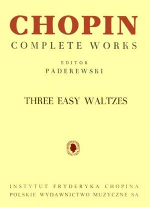 Chopin, F: Three Easy Waltzes