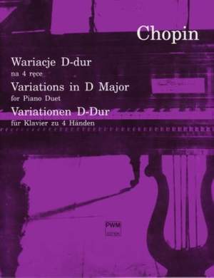 Chopin, F: Variationen D-Dur