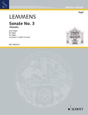 Lemmens, J: Sonate No. 3 Pascale