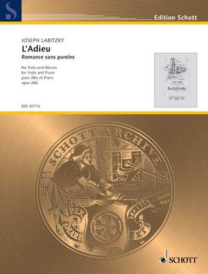Labitzky, J: L'Adieu op. 286