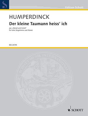 Humperdinck, E: Lied des Taumännchens