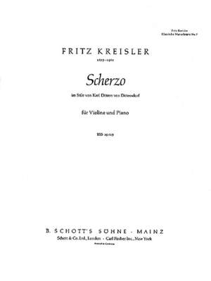 Kreisler, F: Scherzo in the style of Karl Ditters v. Dittersdorf No. 7