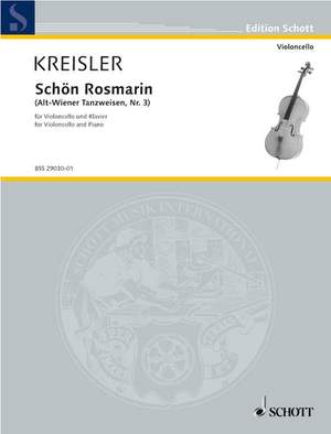 Kreisler, F: Schön Rosmarin No. 12