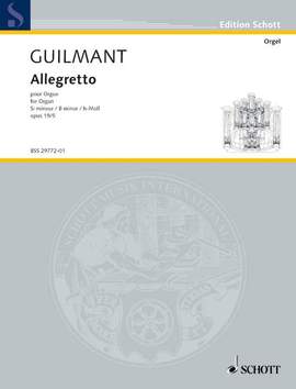 Guilmant, F A: Allegretto in B Minor B flat minor op. 19 No. 11