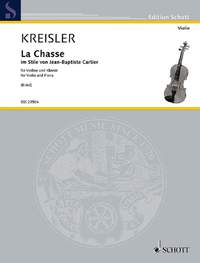 Kreisler, F: La Chasse No. 16