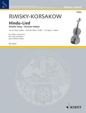 Rimsky-Korsakov, N: Hindu-Lied No. 4