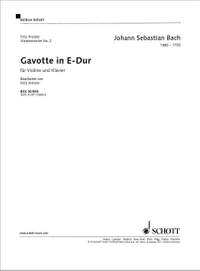Bach, J S: Gavotte in E Major BWV 1006 No. 2
