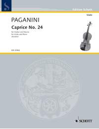 Paganini, N: Caprice No. 24 A Minor No. 14
