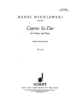 Wieniawski, H: Caprice Es-Dur E flat major No. 17