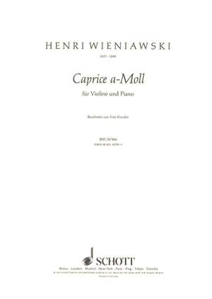 Wieniawski, H: Caprice in A Minor No. 18