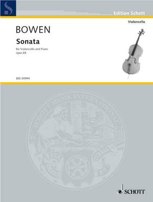 Bowen, Y: Sonata op. 64