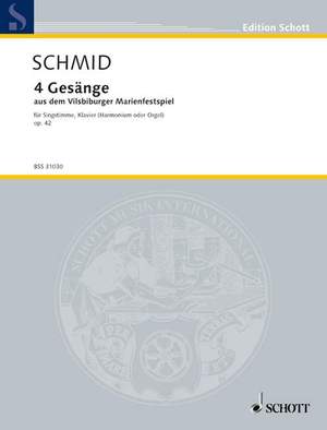 Schmid, H K: 4 Gesänge op. 42