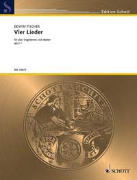 Fischer, E: 4 Lieder op. 1
