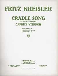 Kreisler, F: Cradle Song 1915