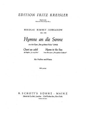Rimsky-Korsakov, N: Hymne an die Sonne No. 3
