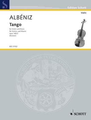 Albéniz, I: Tango op. 165/2 No. 19
