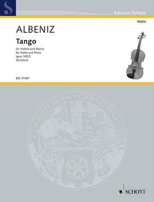 Albéniz, I: Tango op. 165/2 No. 14