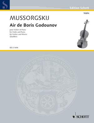 Moussorgsky, M: Air de Boris Godounov No. 21