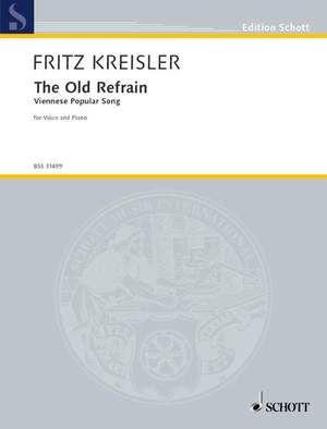 Kreisler, F: The Old Refrain E flat major