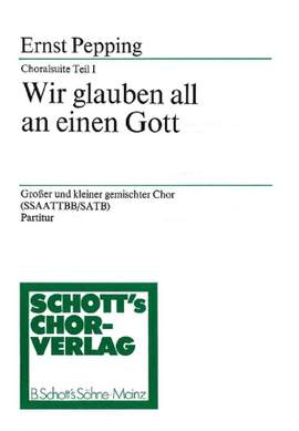 Pepping, E: Choralsuite Teil I