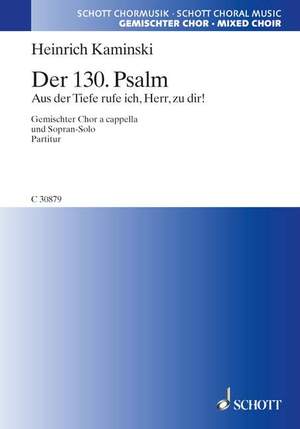 Kaminski, H: Der 130. Psalm op. 1a