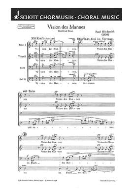 Hindemith, P: Vision des Mannes