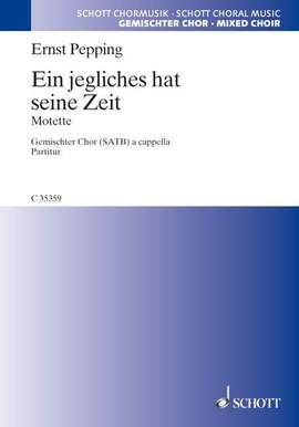 Pepping, E: Ein jegliches hat seine Zeit