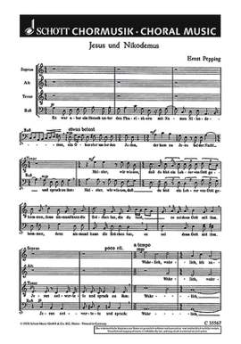 Pepping, E: Drei Evangelien-Motetten