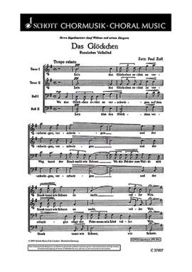 Zoll, P: Drei russische Volkslieder