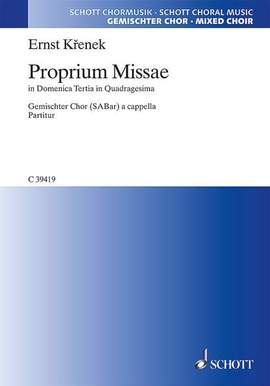 Krenek: Proprium Missae