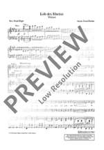 Fischer, E: Lob des Rheins Product Image