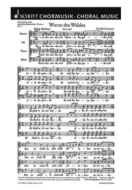 Genzmer, H: Fünf Chorlieder GeWV 17