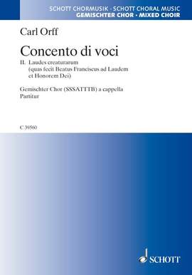 Orff, C: Concento di voci
