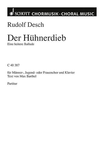 Desch, R: Der Hühnerdieb