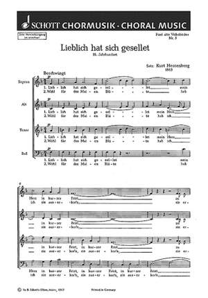 Hessenberg, K: Fünf alte Volkslieder