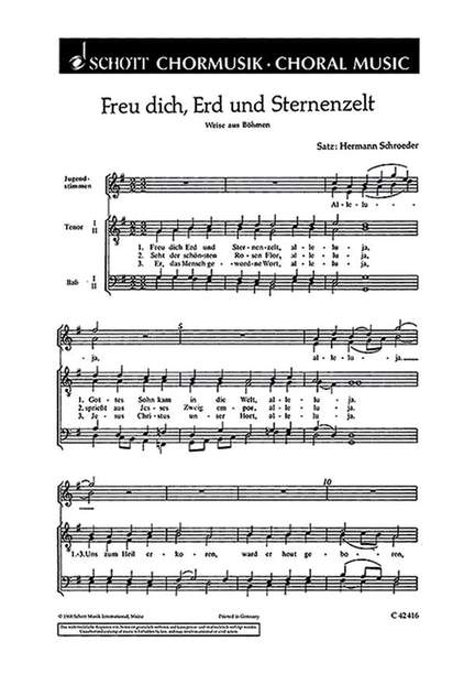 Schroeder, H: Fünf Weihnachtslieder