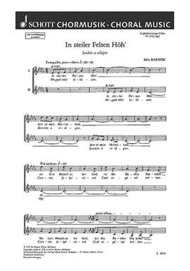 Bartók, B: 18 Chorlieder