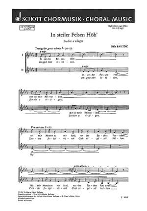 Bartók, B: 18 Chorlieder