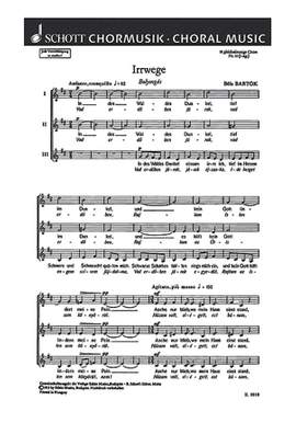 Bartók, B: 18 Chorlieder