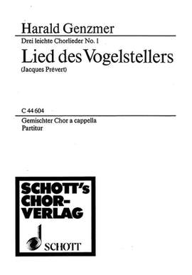 Genzmer, H: Drei leichte Chorlieder GeWV 20