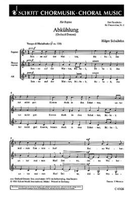 Schallehn, H: Drei Tanzlieder