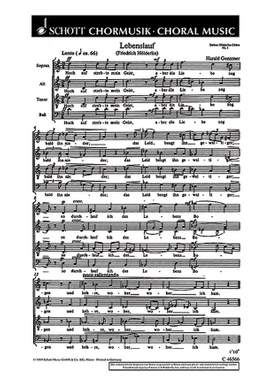 Genzmer, H: Sieben Hölderlin-Chöre GeWV 40