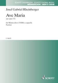Rheinberger, J G: Ave Maria op. 172