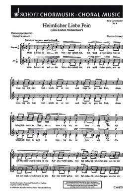 Jenner, C U G: Fünf Liebeslieder
