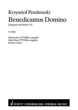 Penderecki, K: Benedicamus Domino