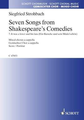 Strohbach, S: Seven Songs from Shakespeare's Comedies
