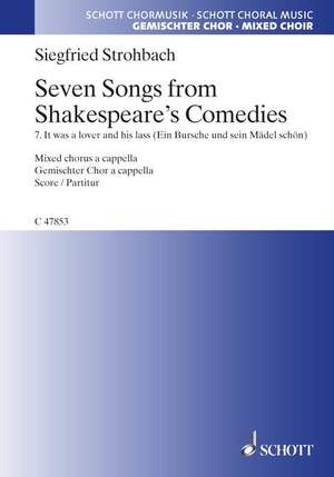 Strohbach, S: Seven Songs from Shakespeare's Comedies