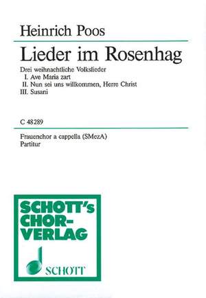 Poos, H: Lieder im Rosenhag