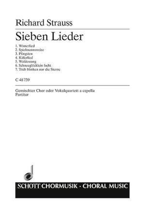 Strauss, R: Sieben vierstimmige Lieder o. Op. AV. 67