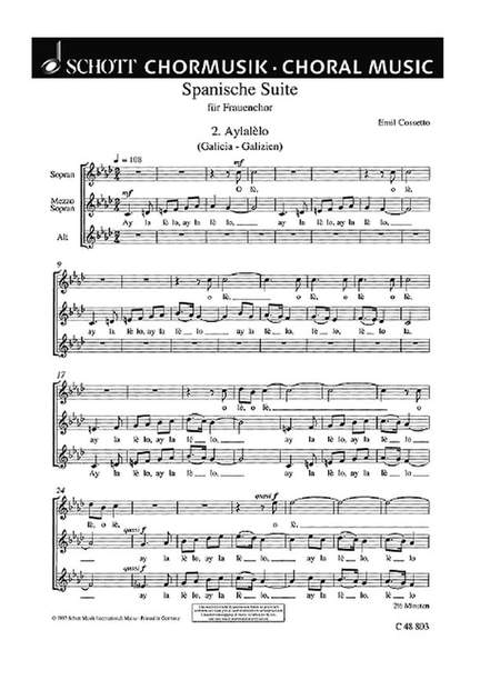 Cossetto, E: Spanische Suite